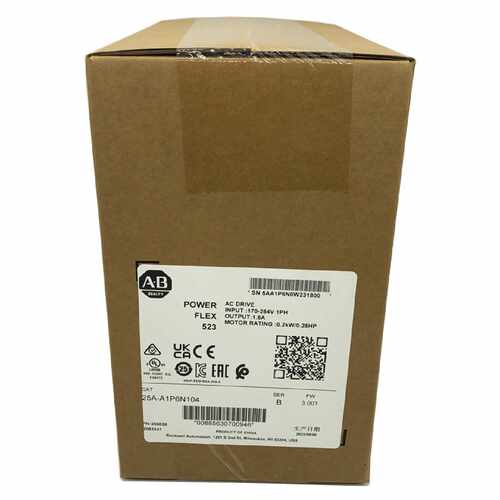 议价25A-A1P6N104罗克韦尔ABPowerFlex523变频器全新现货25AA1P6N