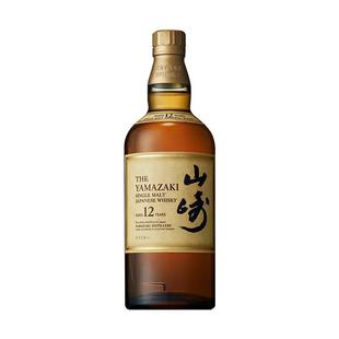 三得利SUNTORY山崎12年单一麦芽威士忌700ML43度日本原装进口洋酒