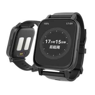 电击手表强力叫醒振动双模式闹钟学生宿舍静音不扰人考研自律神器