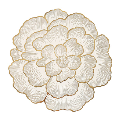 牡丹花餐垫西餐垫3D立体北欧风装饰垫桌垫隔热垫防滑防烫杯垫餐厅