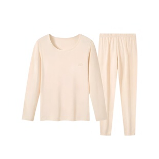 女大童纯棉保暖内衣套装初中高中学生青少年秋衣秋裤胖儿童棉毛衫