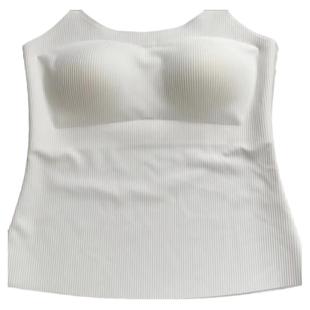 大码吊带内搭背心美背文胸一体带胸垫无钢圈打底外穿内搭上衣吊带