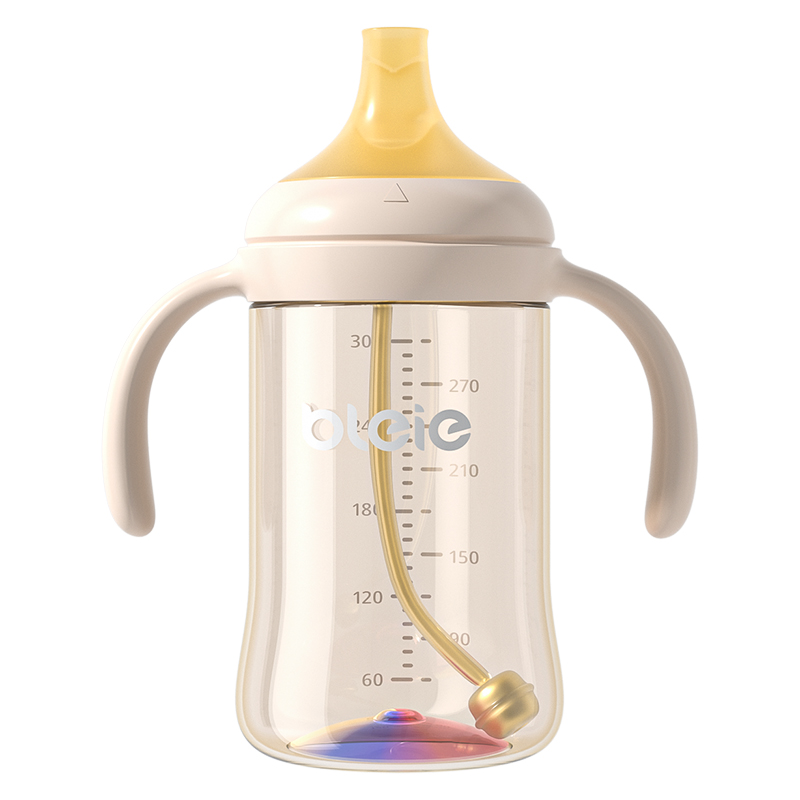 ppsu吸管杯奶瓶一歲以上大寶寶防摔防漏2歲3歲6個(gè)月嬰兒學(xué)飲水杯