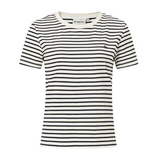 【春夏新品】GOLDEN BEAR/金熊2026年女士棉感条纹短袖圆领T恤