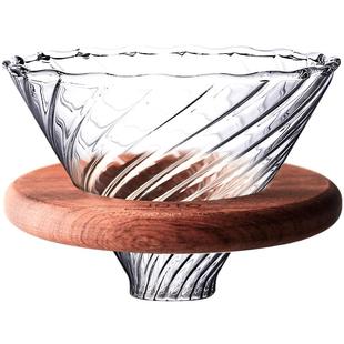 九土手冲咖啡滤杯v60玻璃漏斗套装过滤滤纸电子秤小号器具分享壶