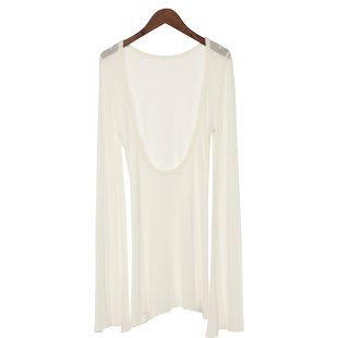 MEMORYBABY度假沙滩裙欧美性感露背长袖防晒沙滩裙长裙泳衣外罩衫