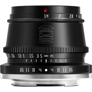 铭匠光学35mm f1.4镜头适用尼康Z佳能松下m43索尼E卡口富士XM5