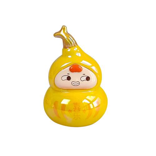 正版喜娃小福禄盲盒迷你小葫芦萌粒手办可爱盲袋公仔潮玩桌面摆件