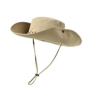 户外登山帽女大帽檐防晒遮阳帽新疆川西草原旅游穿搭西部牛仔帽子