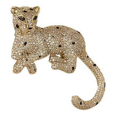 Riotlily/艾特里里金钱豹新年系列胸针女款原创设计礼物欧美风