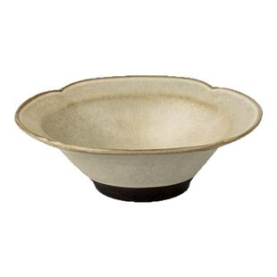 日本进口复古做旧哑光陶瓷椭圆盘云朵盘中钵碗美式西餐盘牛排盘子