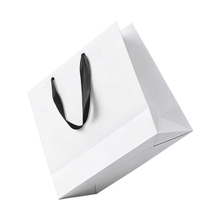 牛皮纸袋定制白色手提袋厚服装店茶叶展会酒店包装礼品袋定做印刷