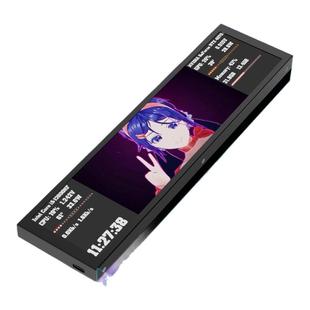 妙联宝D92机箱副屏9.2寸长条屏DIY主题桌搭电脑性能监控CPU温度