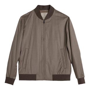 GORNIA/格罗尼雅男士棉服100%羊毛时尚棒球领休闲中年棉衣男