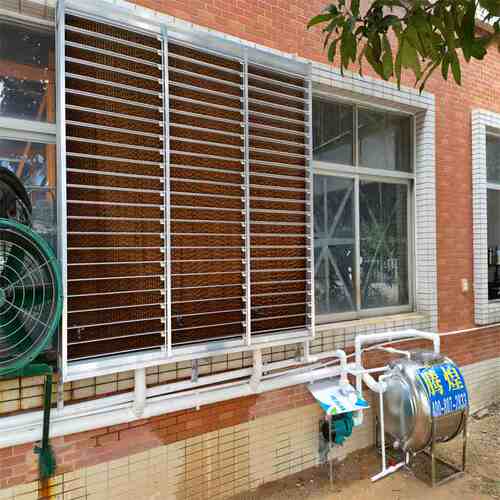 湿帘墙车间仓库养殖鸡舍猪场大棚厂房降温散热通风设备工业水帘纸