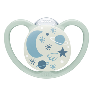 NUK安抚奶嘴新生婴儿特柔3个6月一岁以上防利齿哄睡止哭扁头硅胶