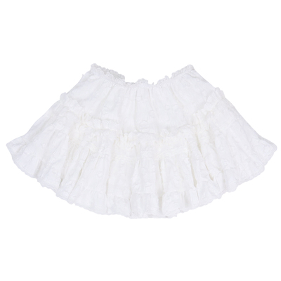 半身裙白色蕾丝花边短裙