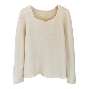 龙妹棕色加绒加厚打底衫女内搭毛衣2025新款冬季穿搭保暖针织上衣