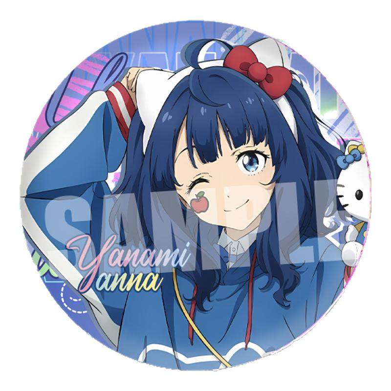 败犬女主太多三丽鸥联动温水和彦小鞠知花八奈见杏菜75mm双闪徽章