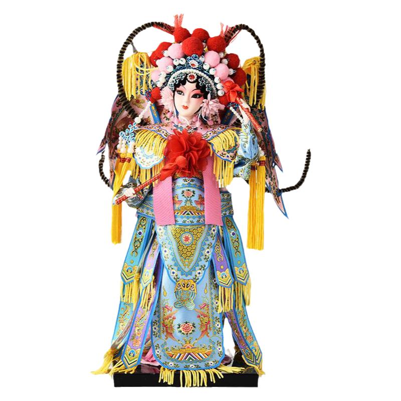 北京手工艺京剧绢人礼品送老外