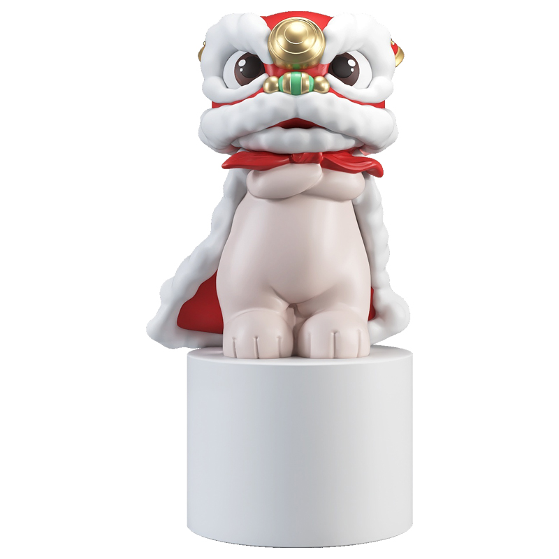 国潮醒狮落地摆件家居饰品客厅家用玄关雕塑新年开业礼物乔迁新居