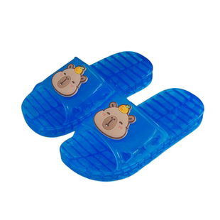 夏天儿童水晶拖鞋卡皮巴拉女童防臭凉鞋外穿塑胶女孩居家室内浴室