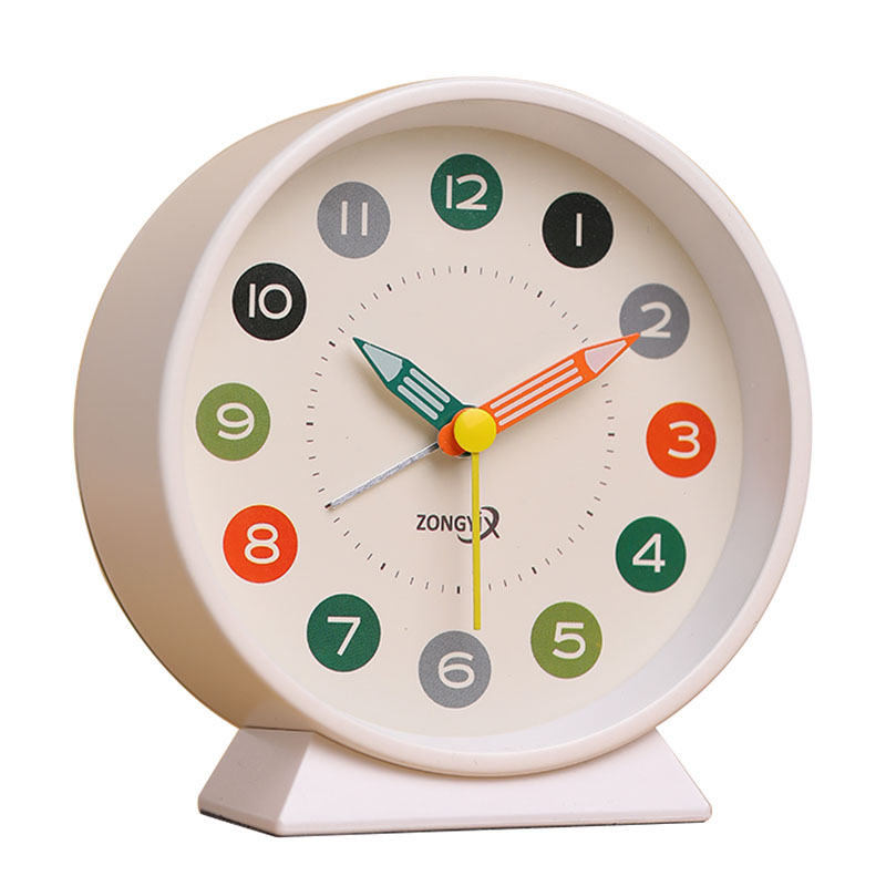 静音小闹钟学生专用钟表2025新款摆件桌面摆台式智能简单实用时钟