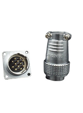 航空插头WS28/P28F连接器电子手轮接头16针17孔20p插座SINOCONTEC