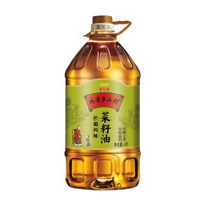 金龙鱼菜籽油 外婆乡小榨食用油4L巴蜀风味非转基因 物理压榨桶装
