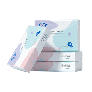 U先试用 可心柔婴儿云柔巾保湿柔纸巾宝宝专用抽纸乳霜纸多规格