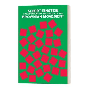 英文原版 Investigations on the Theory of the Brownian Movement  布朗运动理论的研究 爱因斯坦 英文版 进口英语原版书籍