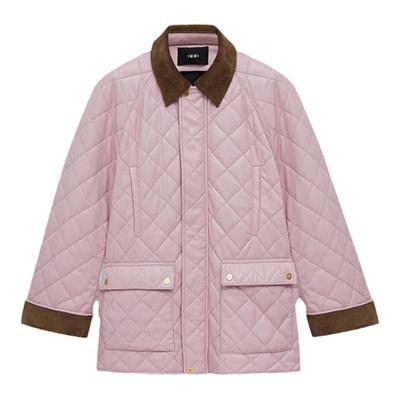 秋冬新品PU绗棉猎装夹克