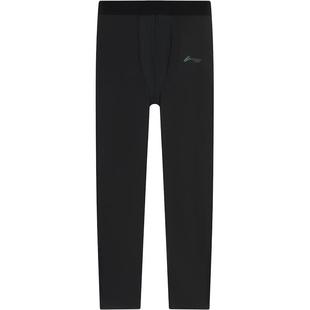 李宁儿童紧身打底裤篮球健身裤2025新款秋冬款男童装女孩裤子秋装