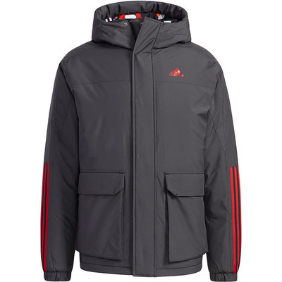 阿迪达斯男子户外连帽棉服