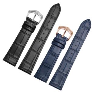 适配卡地亚Santos-Dumont方形坦克Tank伦敦卡历博快拆真皮手表带