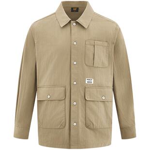 CAT卡特25秋冬新品男士经典美式风格工装长袖美拉德衬衫式外套