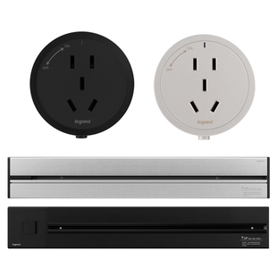 罗格朗超薄移动极窄滑轨道排插座官方正品餐边酒柜嵌入式家用带线