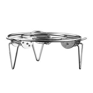 304不锈钢蒸架高脚可调节圆形蒸笼蒸锅篦子家用多功能折叠蒸盘架