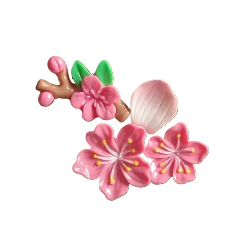 3d立体桃花车贴汽车电动车花朵