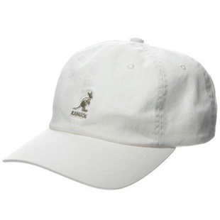 Kangol Washed Baseball Hat袋鼠水洗帆布弯檐遮阳棒球帽鸭舌帽