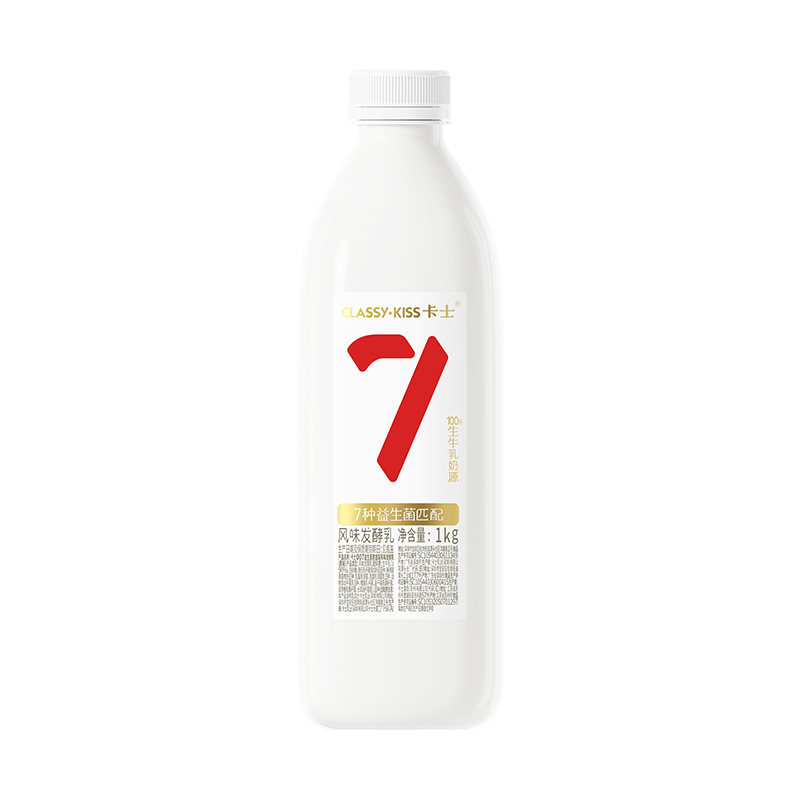 【专享丨2件起包邮】卡士低温酸奶007家庭装原味1kg/无蔗糖969g