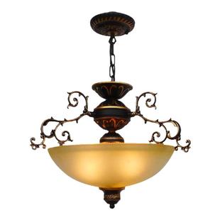 美式复古单头吊灯阳台书房卧室厨房玄光灯具复古艺术奢华小吊灯饰