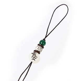 手机挂绳短款手工编织钥匙扣半成品手机链条挂件绳子网红DIY配件