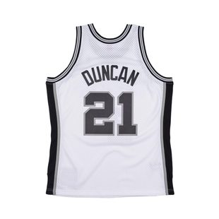 MitchellnessNBA官方复古球衣SW 马刺队邓肯 1998-99主场 篮球服