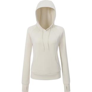 本来BENLAI女士云感柔连帽卫衣25秋季新款插肩运动上衣BNMW50002