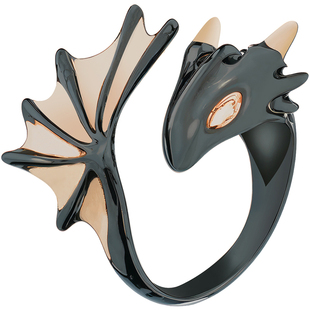 MONVATOO原创官方龙年龙形戒指男女个性嘻哈潮男款开口可调节指环