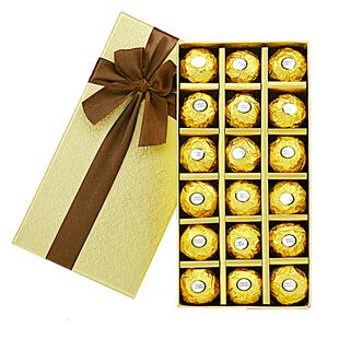 费列罗巧克力礼盒装高端30颗正品官方旗舰店情人节送女友花束48