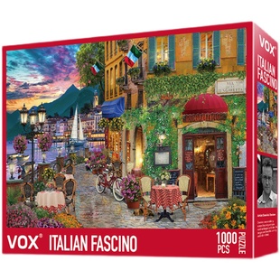福思VOX拼图成年减压解闷成人1000高难度玩具puzzle意大利法西诺