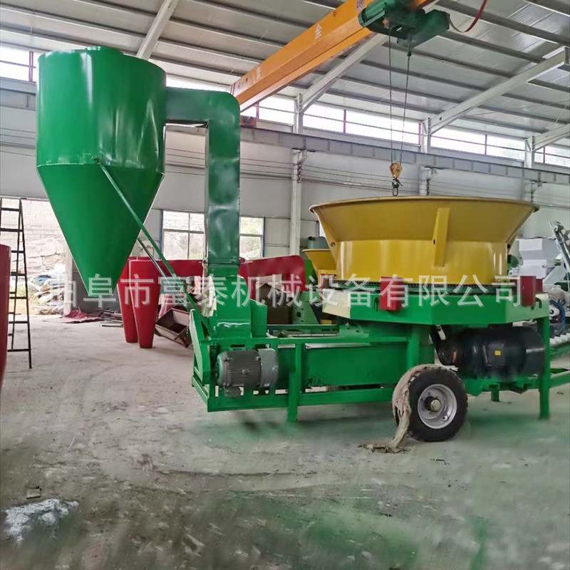 大型圆盘式玉米秸秆粉碎机 多功能牧草稻草粉碎机 草捆饲料揉丝机