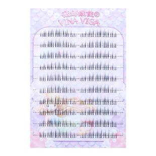 《玲珑少女》下睫毛长9mm公主假睫毛分段式泰式浓密化妆师推荐